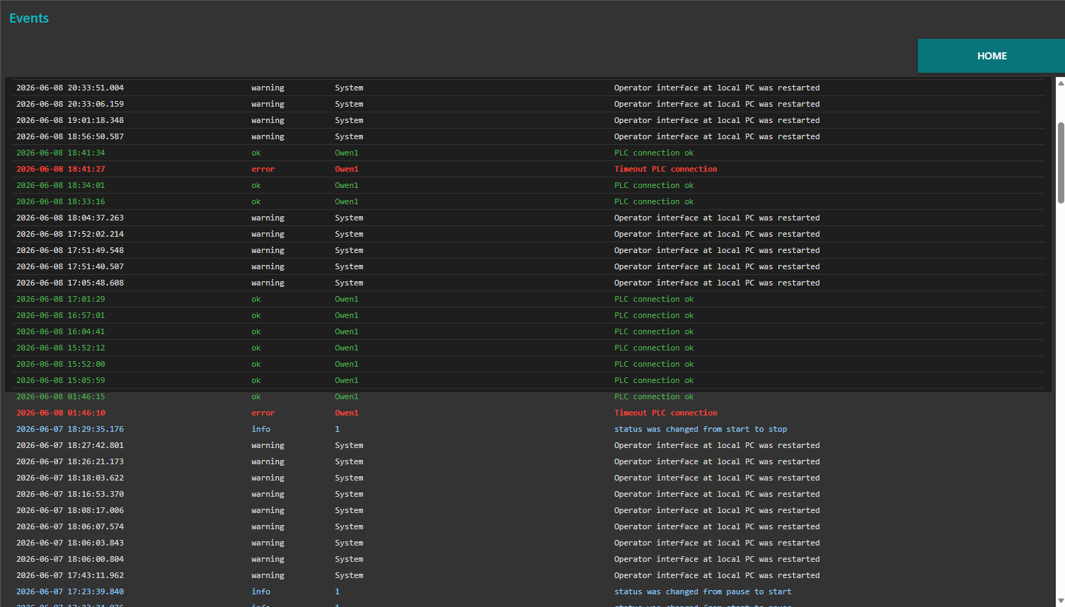 Event Log System